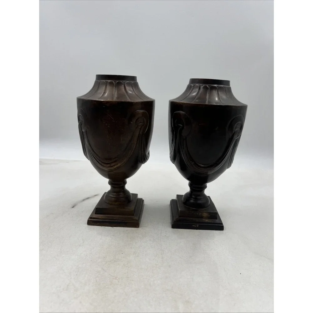 Vintage Bronze Urn Ancient Bronze Amphora Made In India 8